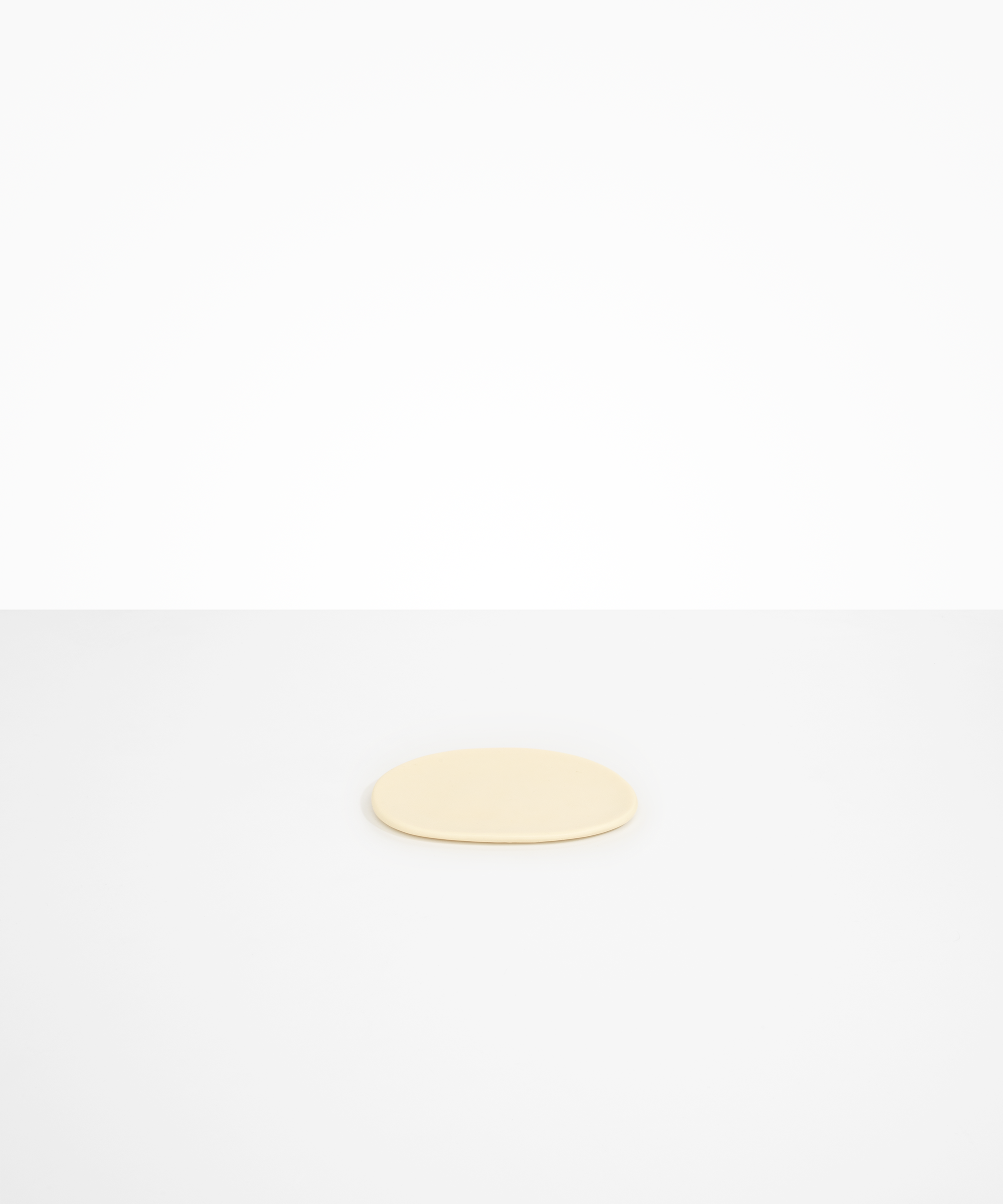 Dinosaur Designs Temple Side Plate in Cream Colour resin..