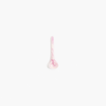 Dinosaur Designs Temple Spoon in Shell Pink Colour resin..