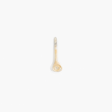 Dinosaur Designs Temple Spoon in Sandy Pearl Colour resin..