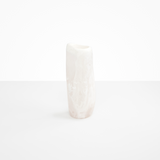 Dinosaur Designs Temple Vase in Snow Swirl Colour resin