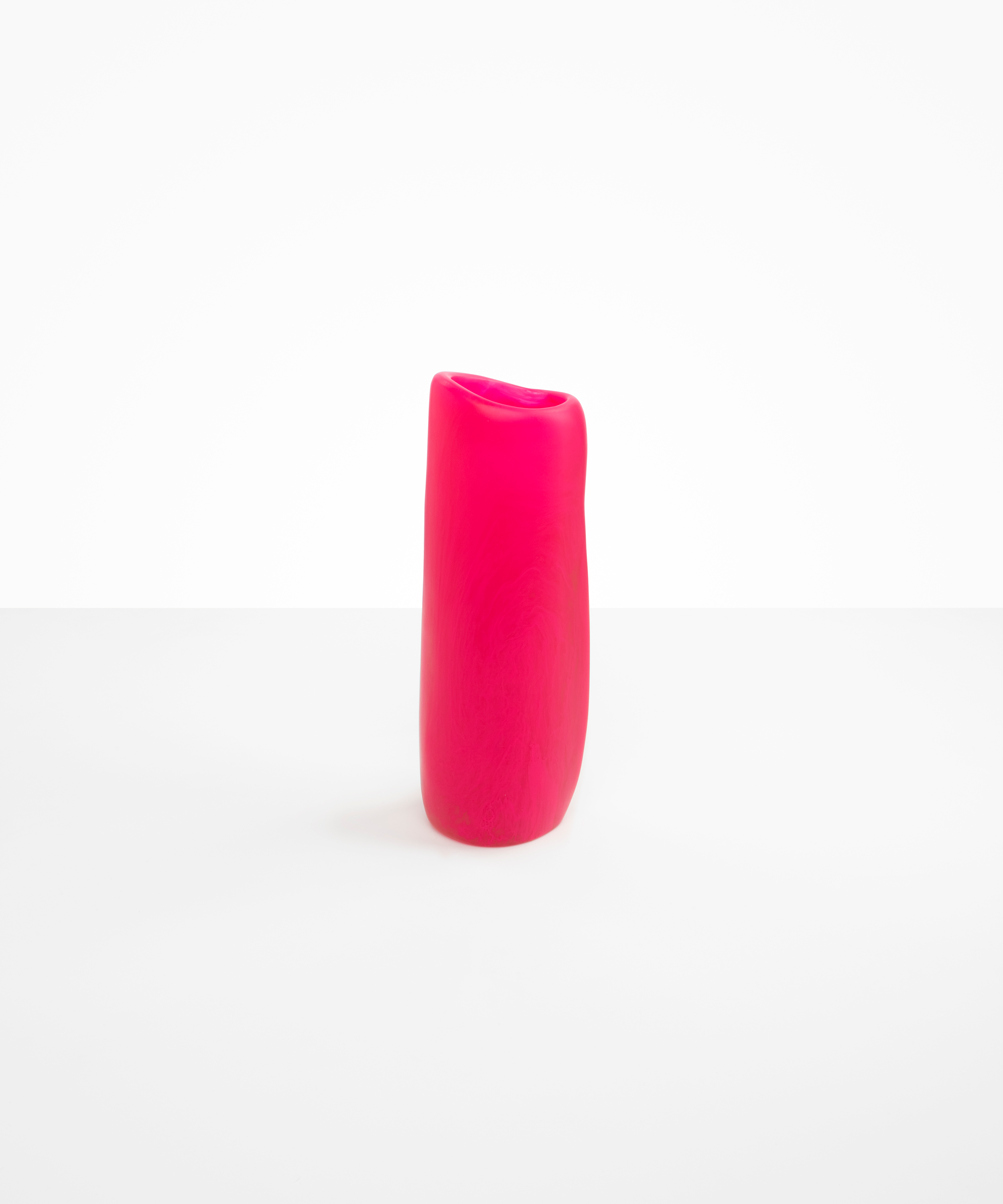 Dinosaur Designs Temple Vase in Flamingo Colour resin