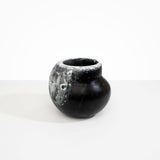 Dinosaur Designs Large Moss Vase in Black Marble Colour resin..