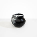 Dinosaur Designs Large Moss Vase in Black Marble Colour resin