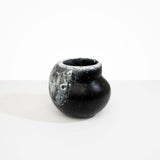 Dinosaur Designs Large Moss Vase in Black Marble Colour resin