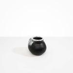 Dinosaur Designs Medium Moss Vase in Black Marble Colour resin