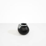 Dinosaur Designs Medium Moss Vase in Black Marble Colour resin..