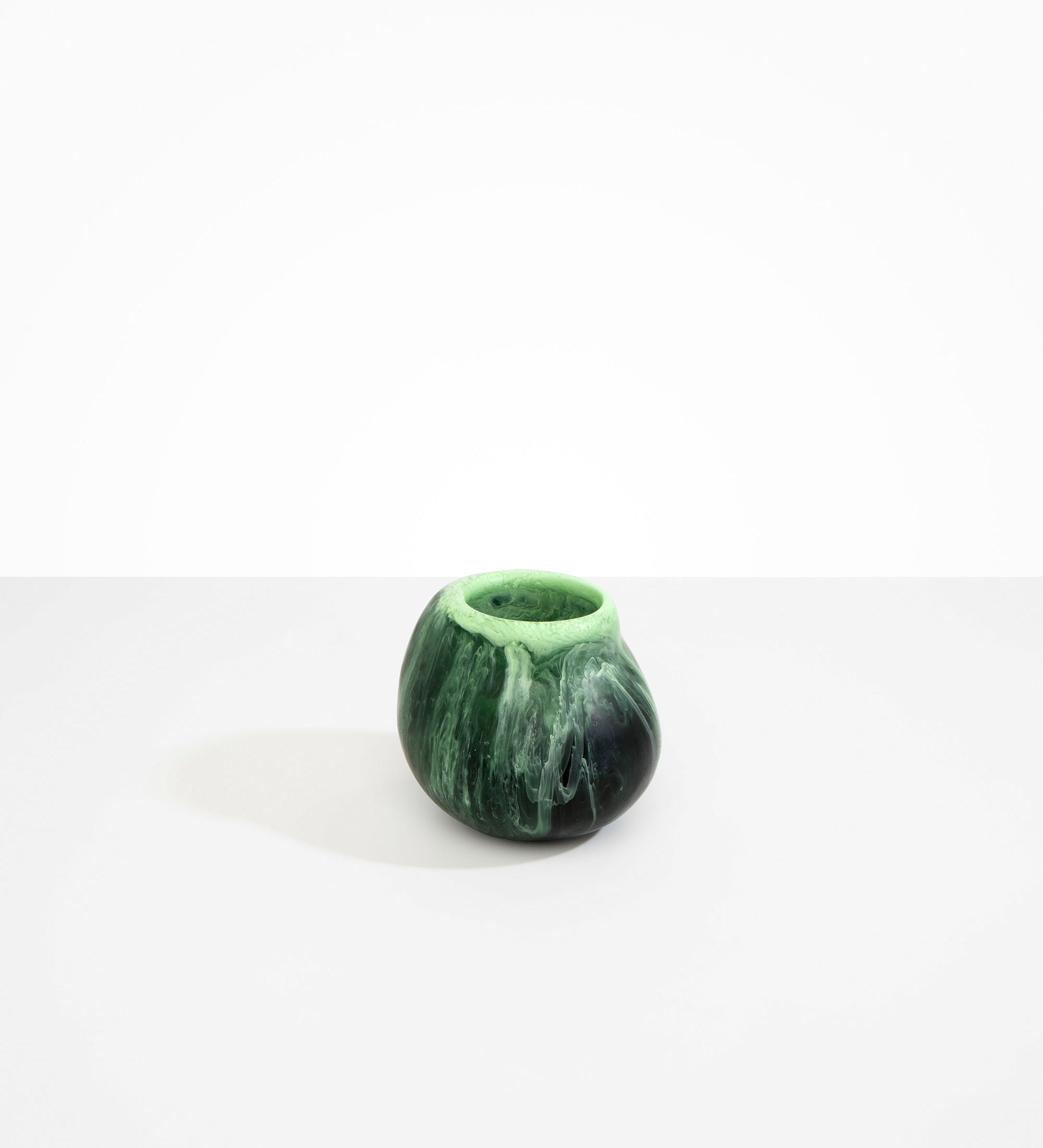 Dinosaur Designs Medium Moss Vase Vases in Moss Colour resin 