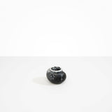 Dinosaur Designs Small Moss Vase in Black Marble Colour resin..