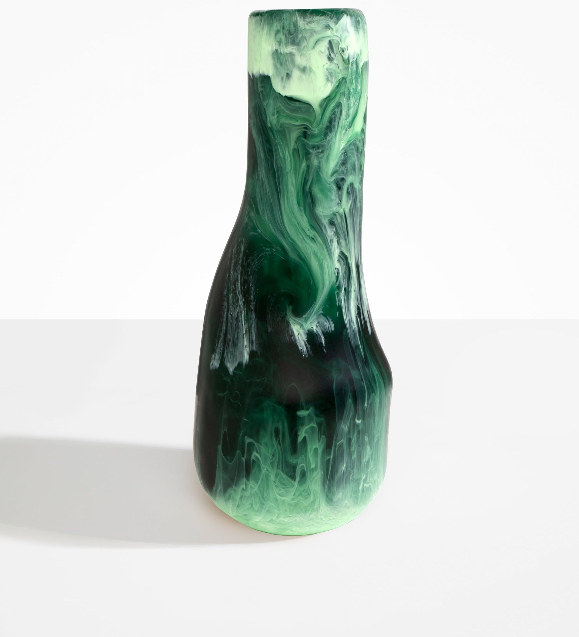 Dinosaur Designs Tall Studio Vase Vases in Moss Colour resin 