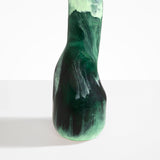 Dinosaur Designs Tall Studio Vase in Moss colour resin