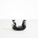 Dinosaur Designs Small Branch Vase in Black Marble Colour resin