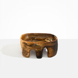 Dinosaur Designs Large Branch Bowl in Dark Horn Colour resin.