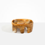 Dinosaur Designs Large Branch Bowl in Light Horn Colour resin.