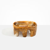 Dinosaur Designs Large Branch Bowl in Light Horn Colour resin.