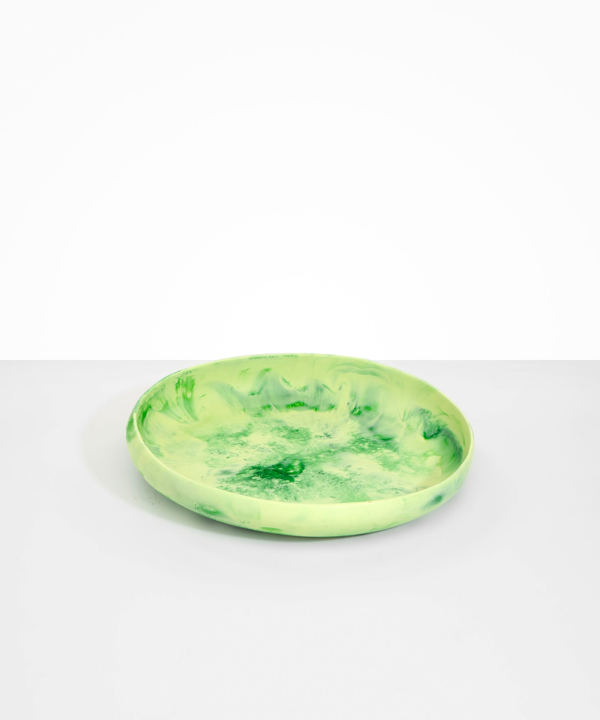 Dinosaur Designs Large Earth Bowl in Grass Colour resin..
