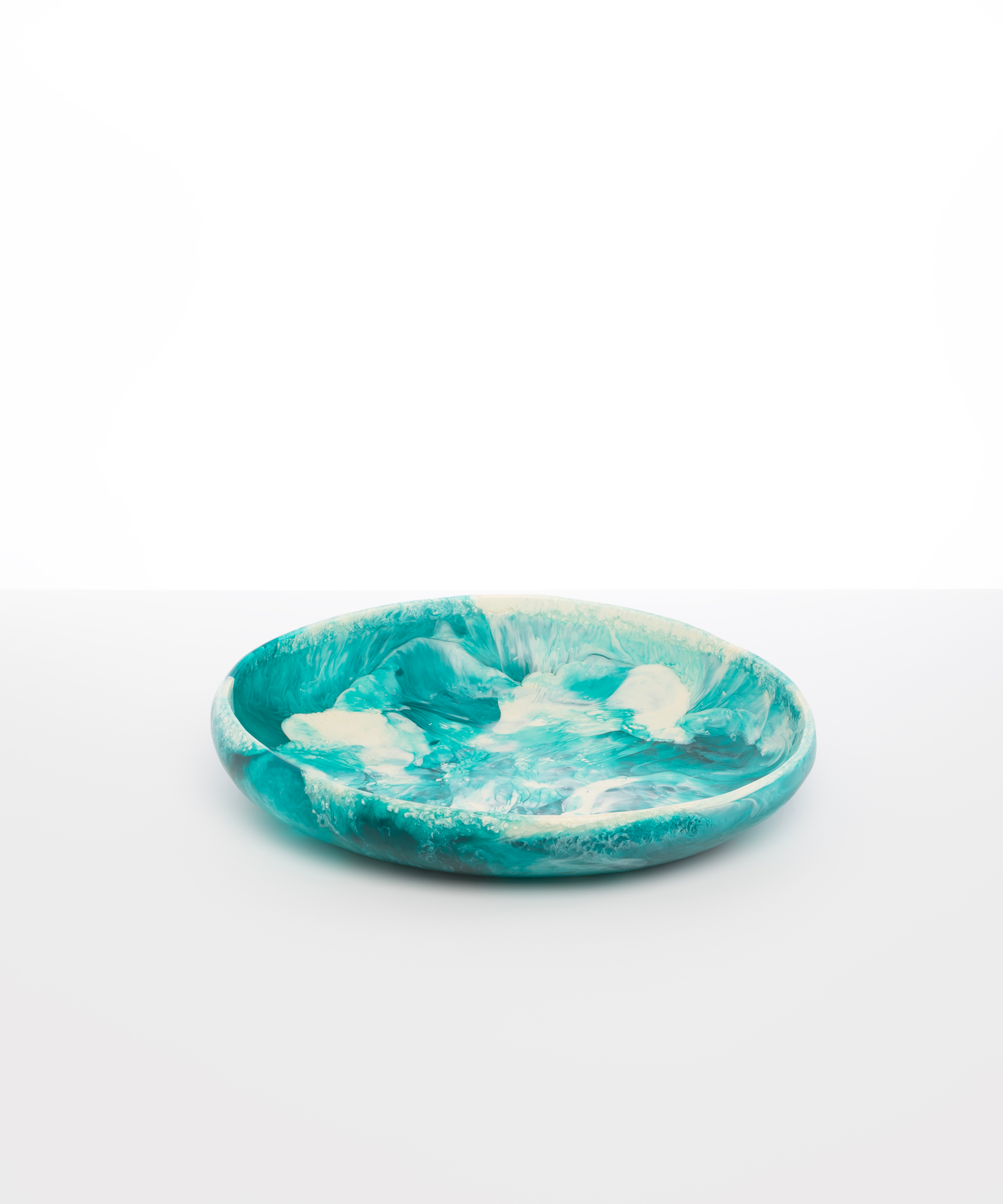 Dinosaur Designs Large Earth Bowl in Lagoon Colour resin