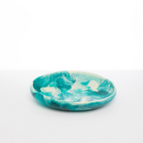Dinosaur Designs Large Earth Bowl in Lagoon Colour resin.