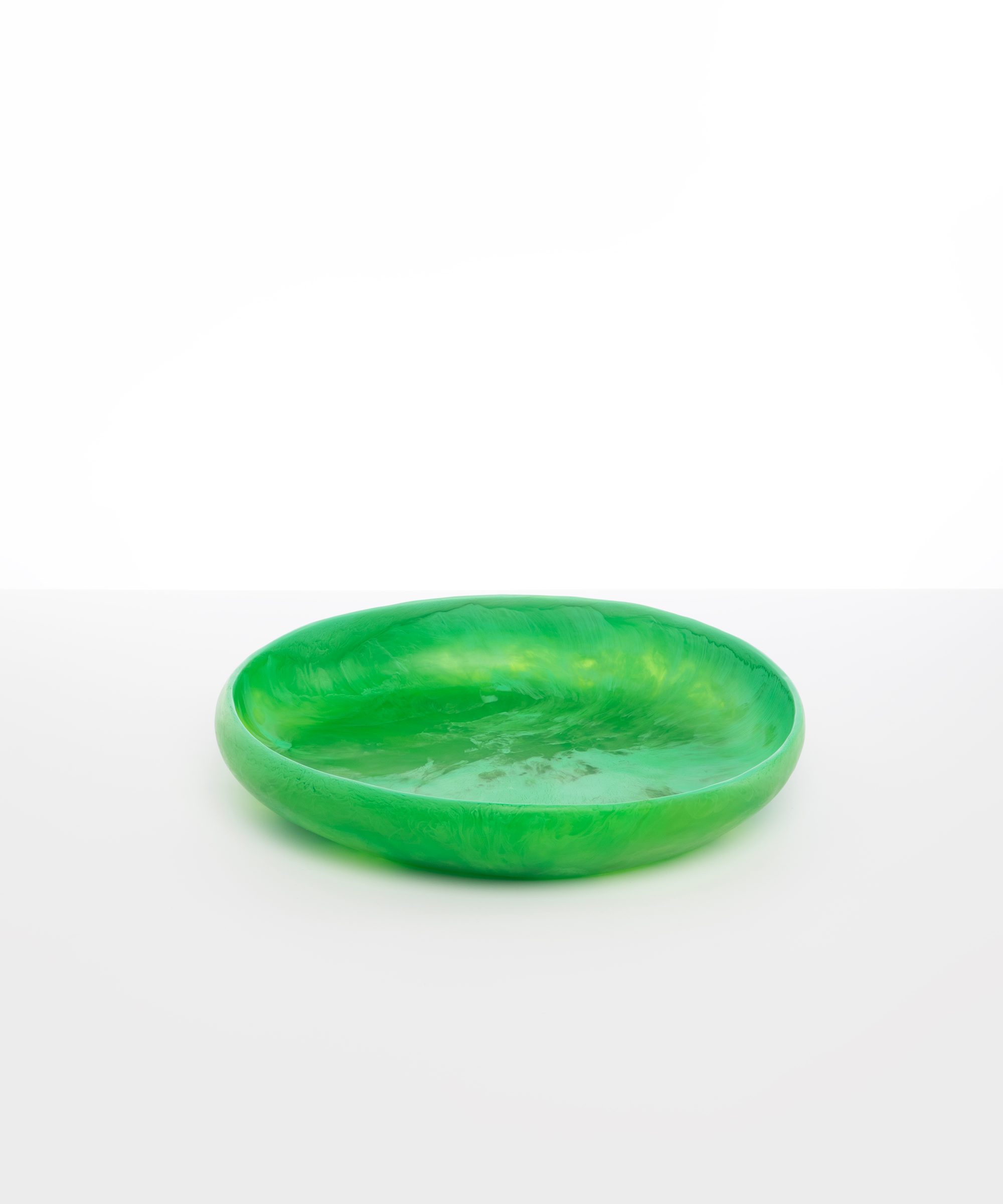 Dinosaur Designs Large Earth Bowl in Leaf Colour resin