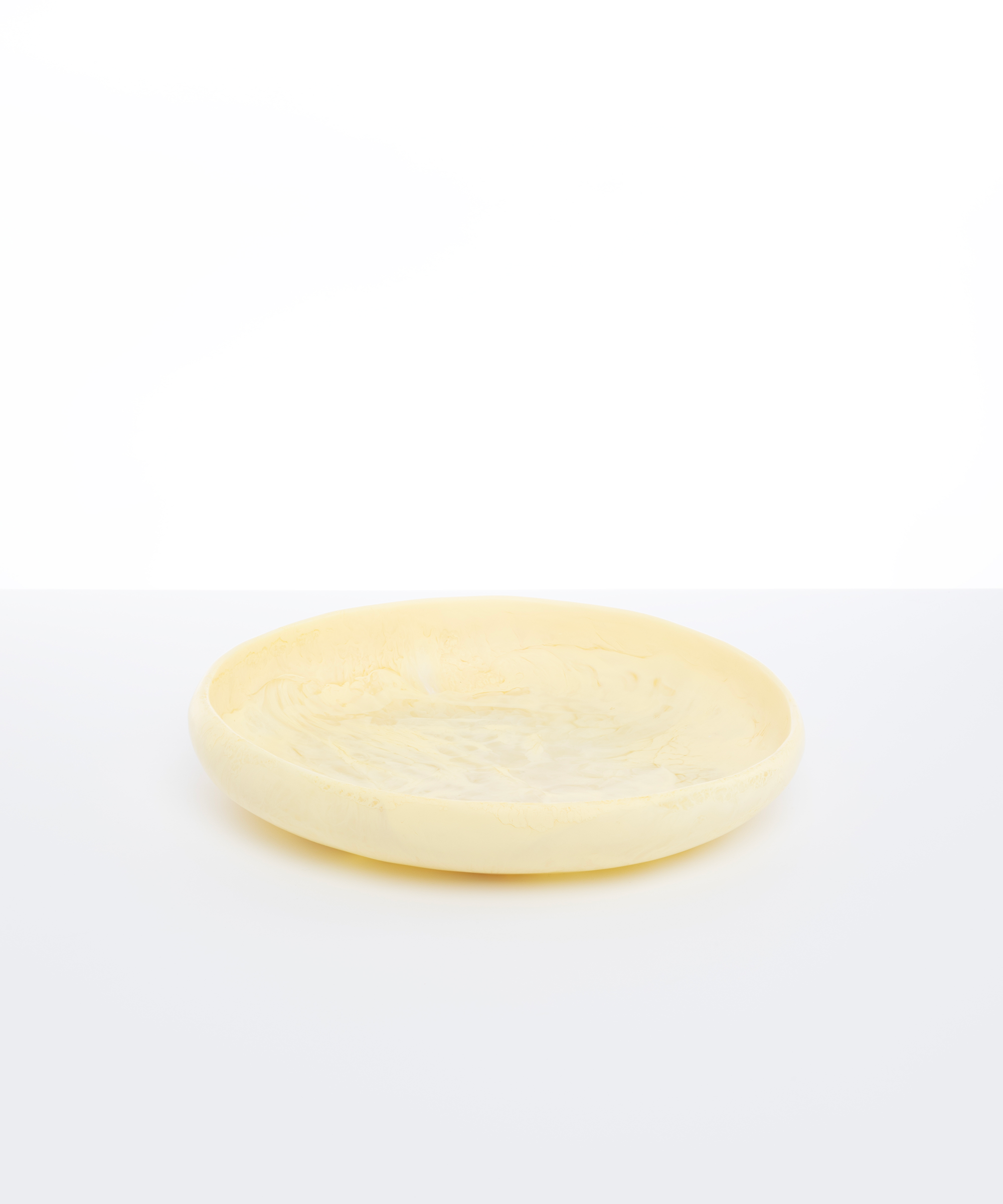 Dinosaur Designs Large Earth Bowl in Lemon Colour resin