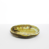 Dinosaur Designs Large Earth Bowl in Malachite Colour resin