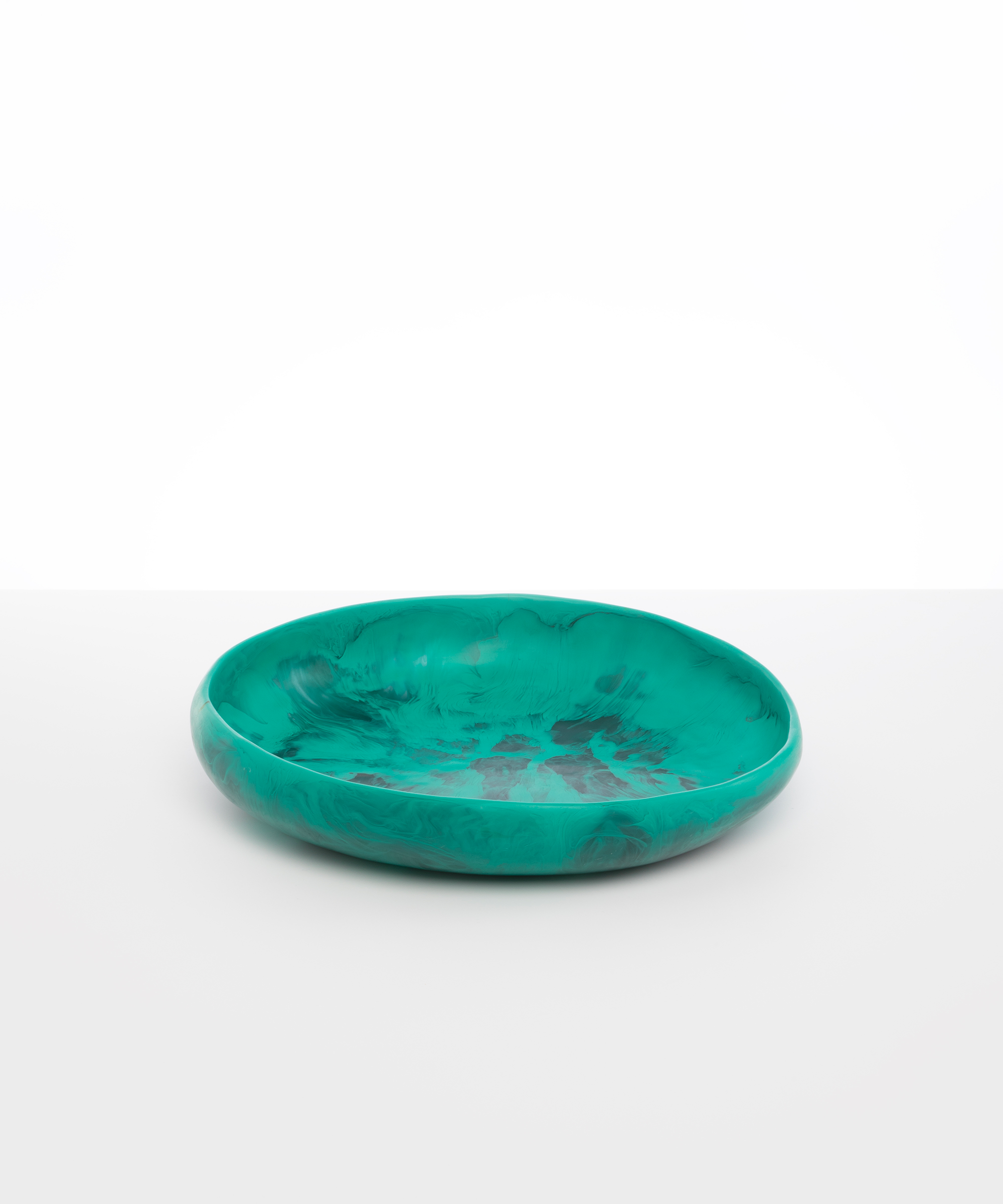 Dinosaur Designs Large Earth Bowl in Mineral Swirl Colour resin.