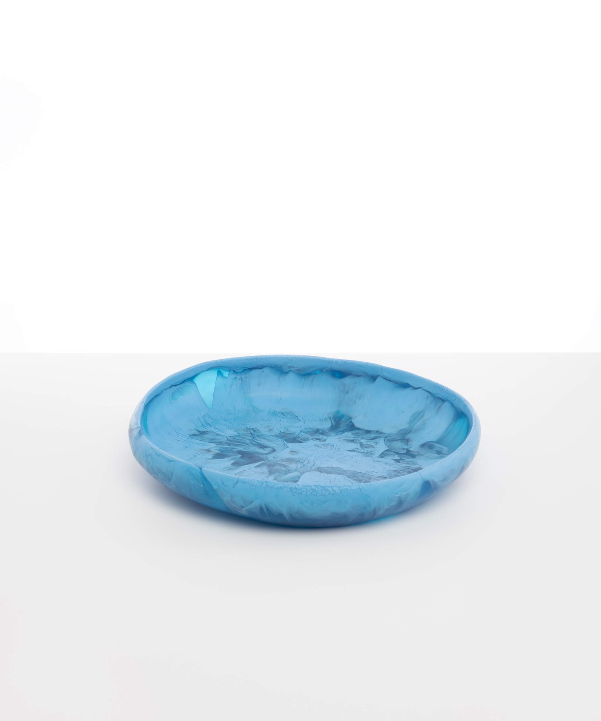 Dinosaur Designs Large Earth Bowl in Sky Colour resin.