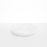 Dinosaur Designs Large Earth Bowl in Snow Swirl Colour resin.
