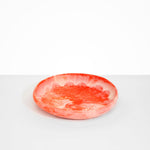 Dinosaur Designs Large Earth Bowl in Strawberry Colour resin.