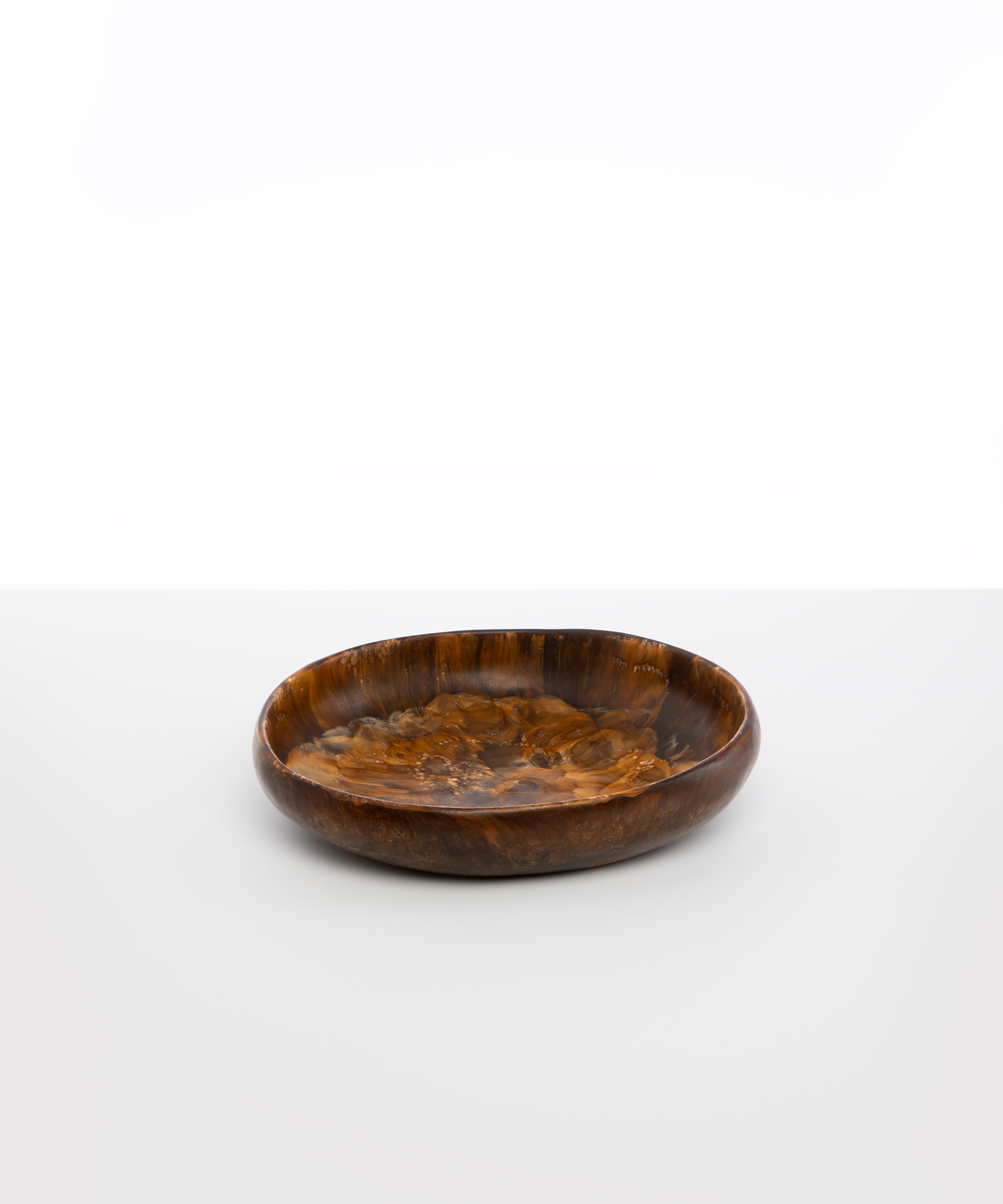 Dinosaur Designs Medium Earth Bowl Bowls in Dark Horn Colour resin
