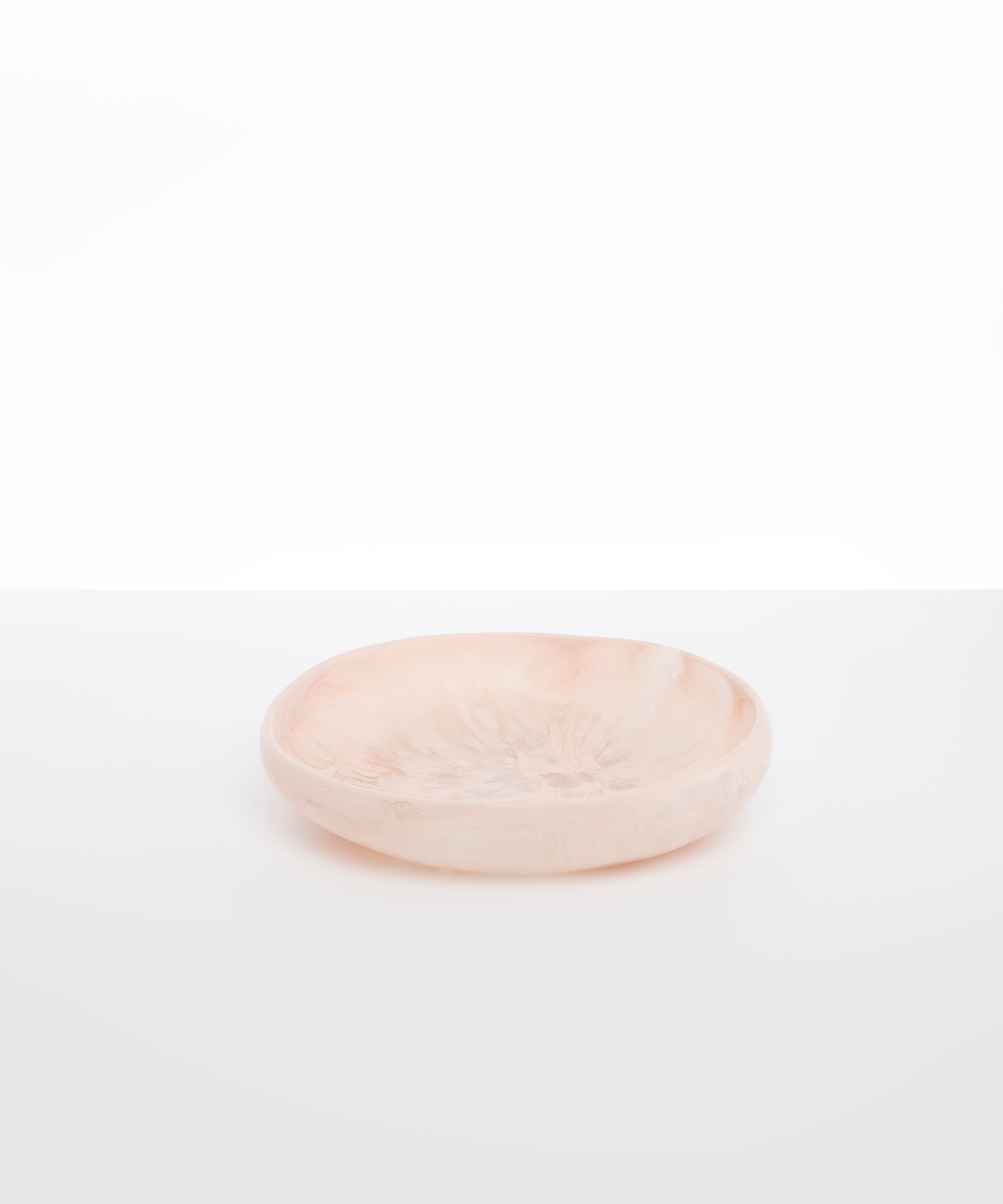 Dinosaur Designs Medium Earth Bowl Bowls in Rose Swirl Colour resin