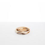 Dinosaur Designs Small Earth Bowl in Light Horn Colour resin