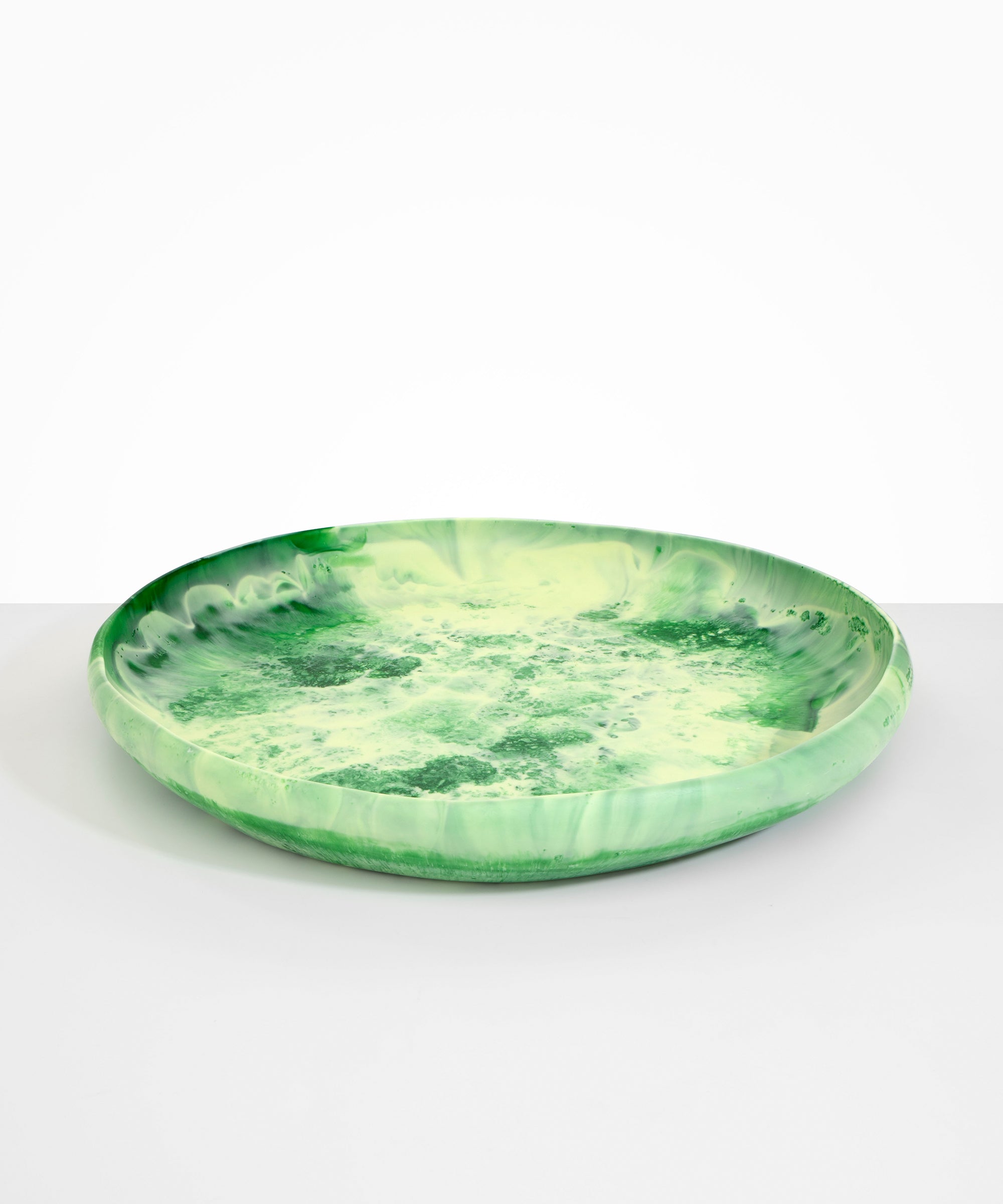 Dinosaur Designs Extra Large Earth Bowl in Grass Colour resin.