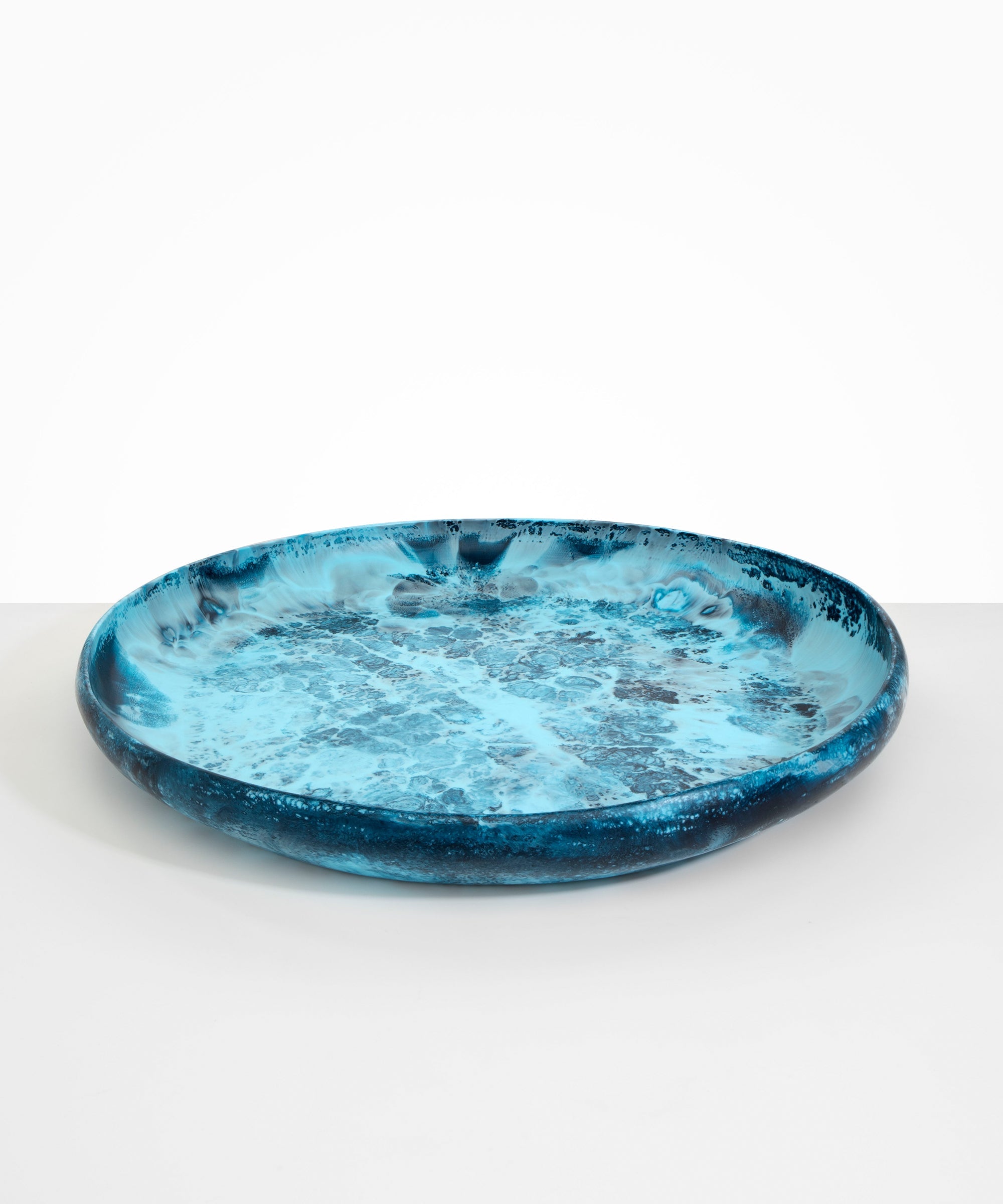Dinosaur Designs Extra Large Earth Bowl in Water Colour resin..