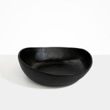 Dinosaur Designs Large Flow Bowl Bowls in Black Colour resin