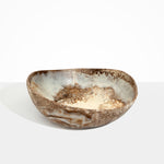 Dinosaur Designs Large Flow Bowl Bowls in Cappuccino Colour resin