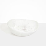Dinosaur Designs Large Flow Bowl in Snow Swirl Colour resin