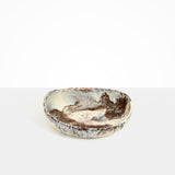 Dinosaur Designs Medium Flow Bowl in Cappuccino Colour resin.