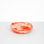 Dinosaur Designs Medium Flow Bowl Bowls in Strawberry Colour resin
