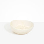 Dinosaur Designs Flow Salad Bowl in Chalk Swirl Colour resin