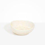 Dinosaur Designs Flow Salad Bowl in Chalk Swirl Colour resin