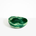 Dinosaur Designs Flow Salad Bowl in Grass Colour resin