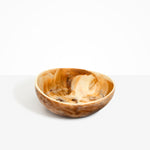 Dinosaur Designs Flow Salad Bowl in Light Horn Colour resin