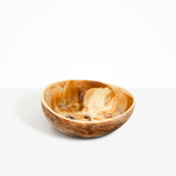 Dinosaur Designs Flow Salad Bowl in Light Horn Colour resin
