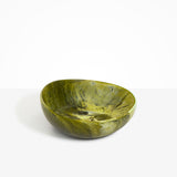 Dinosaur Designs Flow Salad Bowl in Malachite Colour resin