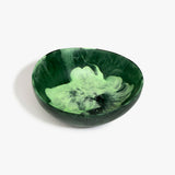 Dinosaur Designs Wishbone Bangle in Leaf Colour resin with Wide Fit.
