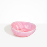 Dinosaur Designs Flow Salad Bowl in Shell Pink Colour resin