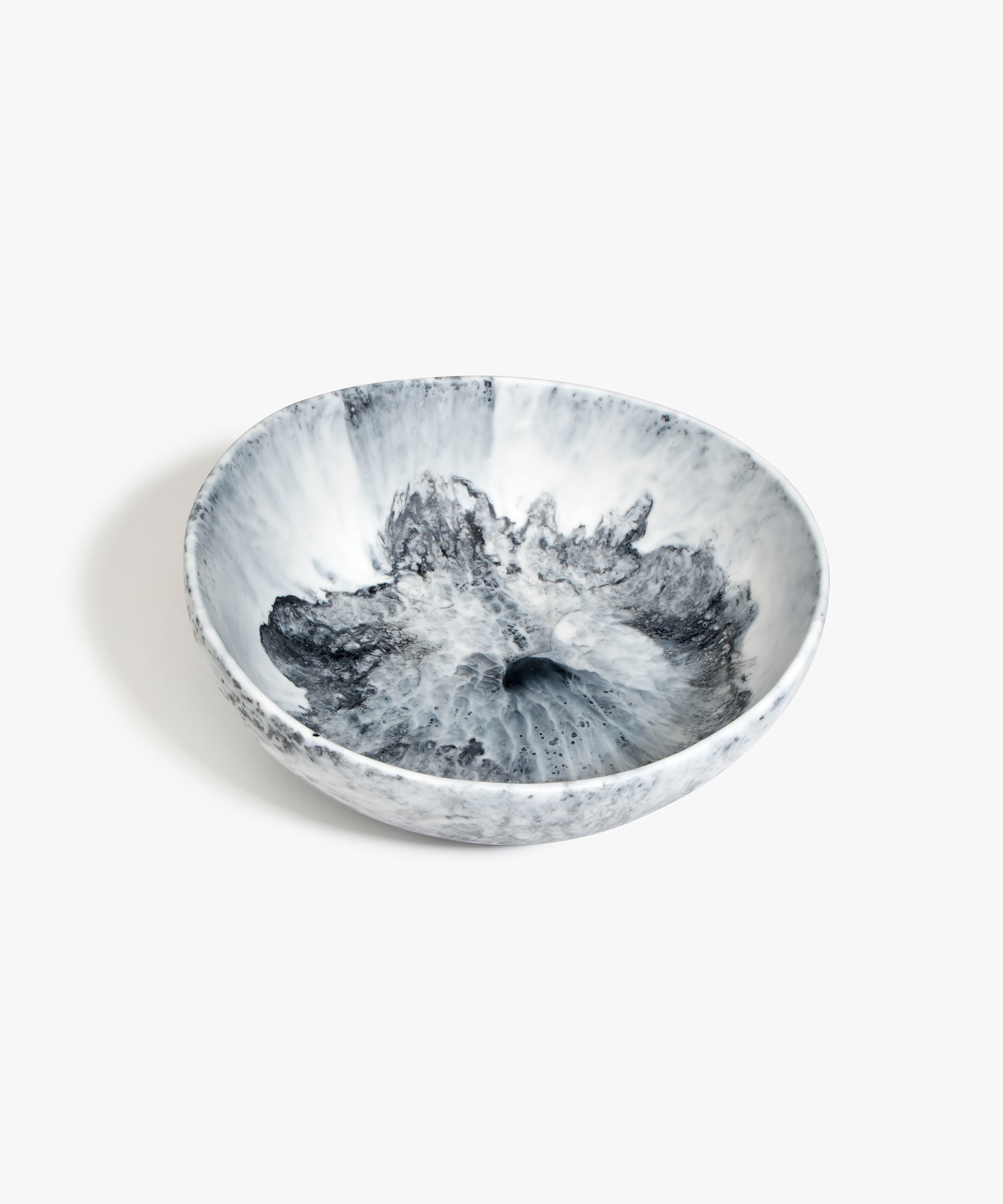 Dinosaur Designs BWLFLOSAL flow salad bowl WHITE MARBLE 