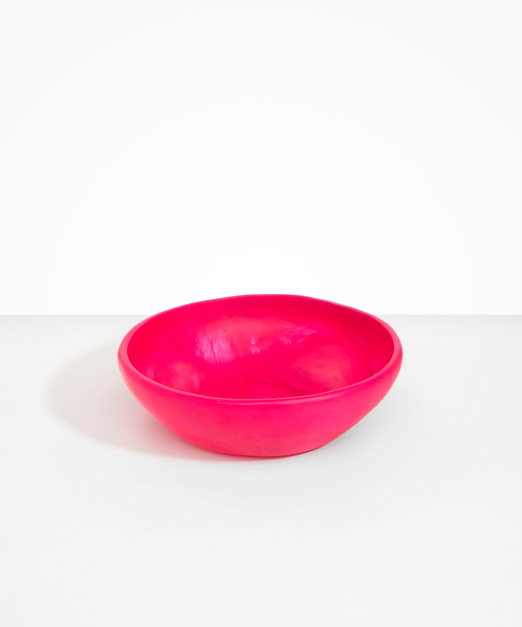 Dinosaur Designs Large Salad Bowl Bowls in Flamingo Colour resin