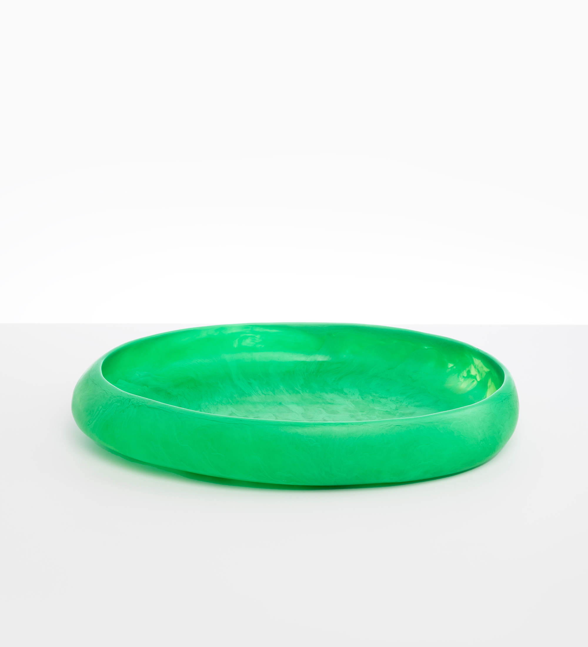 Dinosaur Designs Large Rock Bowl Bowls in Leaf Colour resin