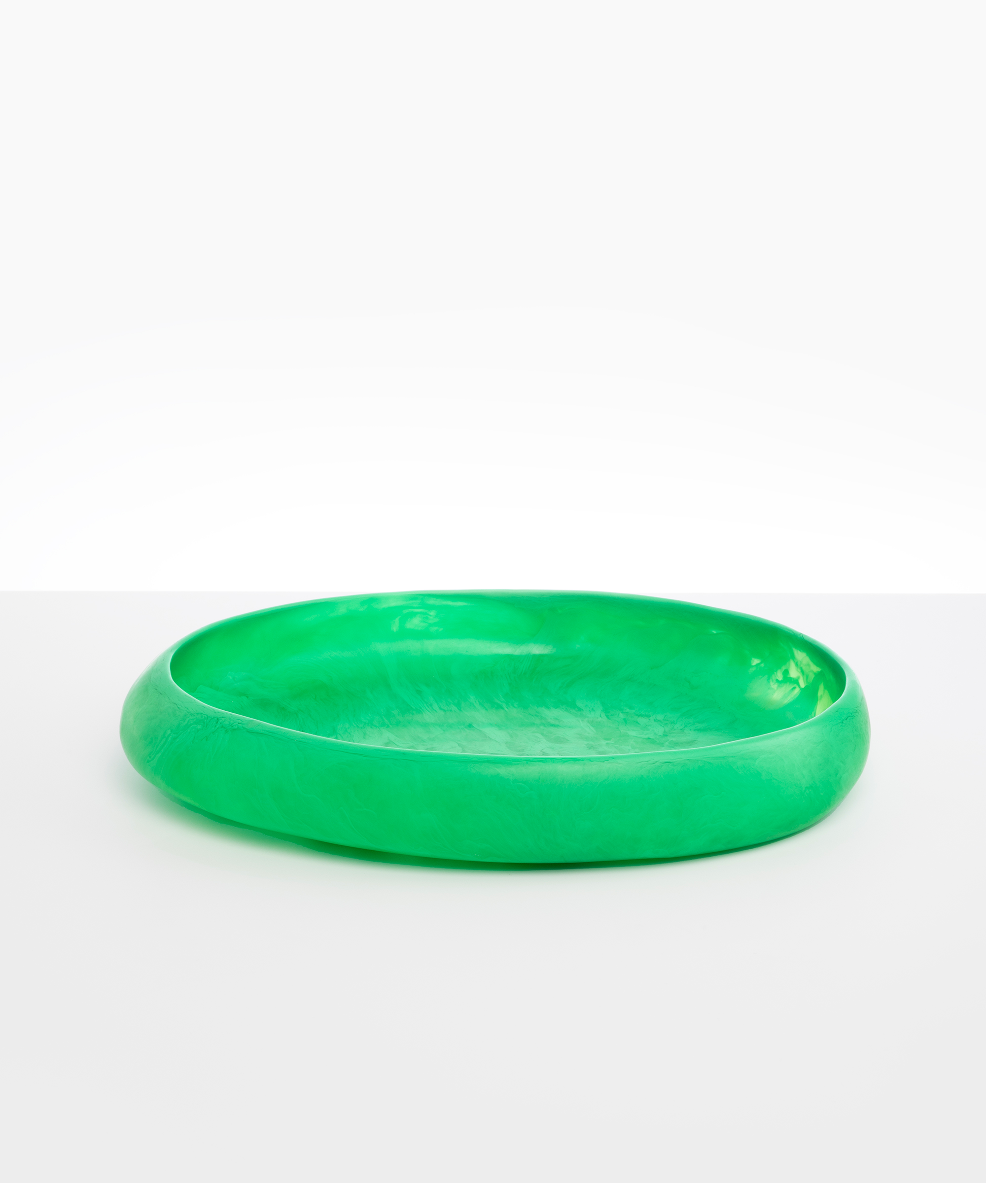 Dinosaur Designs Large Rock Bowl Bowls in Leaf Colour resin